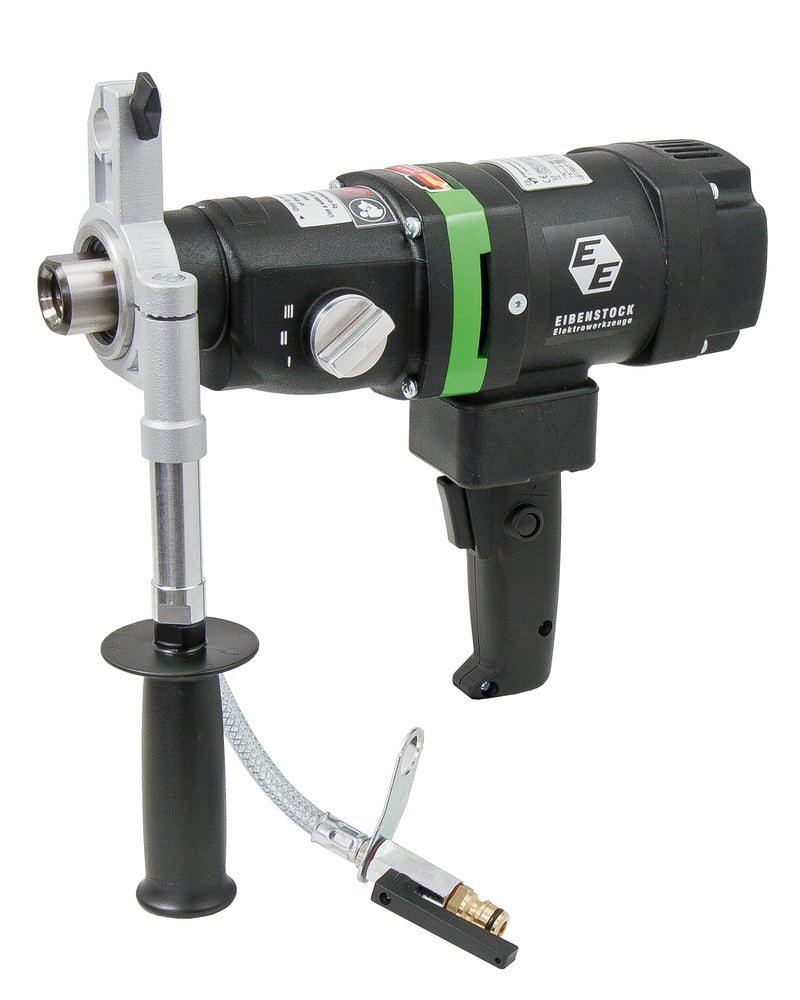 Eibenstock END 130/3.2 PSV 3-Speed Wet Combo Drill includes Drill Stand, Vacuum Pump and Related Accessories (Holes up to 6")