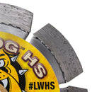 MAD DOG® HS Diamond Saw Blades, Premium, Laser-Welded, for Cured Concrete with Light Reinforcing, Masonry, Pavers, Stone & Similar Materials, Size 4" to 24"