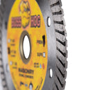 Boss Hog Premium Turbo Diamond Saw Blades, Wet/Dry Cutting for Concrete, Masonry, Stone and More (Sizes 4" to 14")