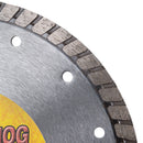 Boss Hog Premium Turbo Diamond Saw Blades, Wet/Dry Cutting for Concrete, Masonry, Stone and More (Sizes 4" to 14")