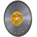 Boss Hog Premium Turbo Diamond Saw Blades, Wet/Dry Cutting for Concrete, Masonry, Stone and More (Sizes 4" to 14")