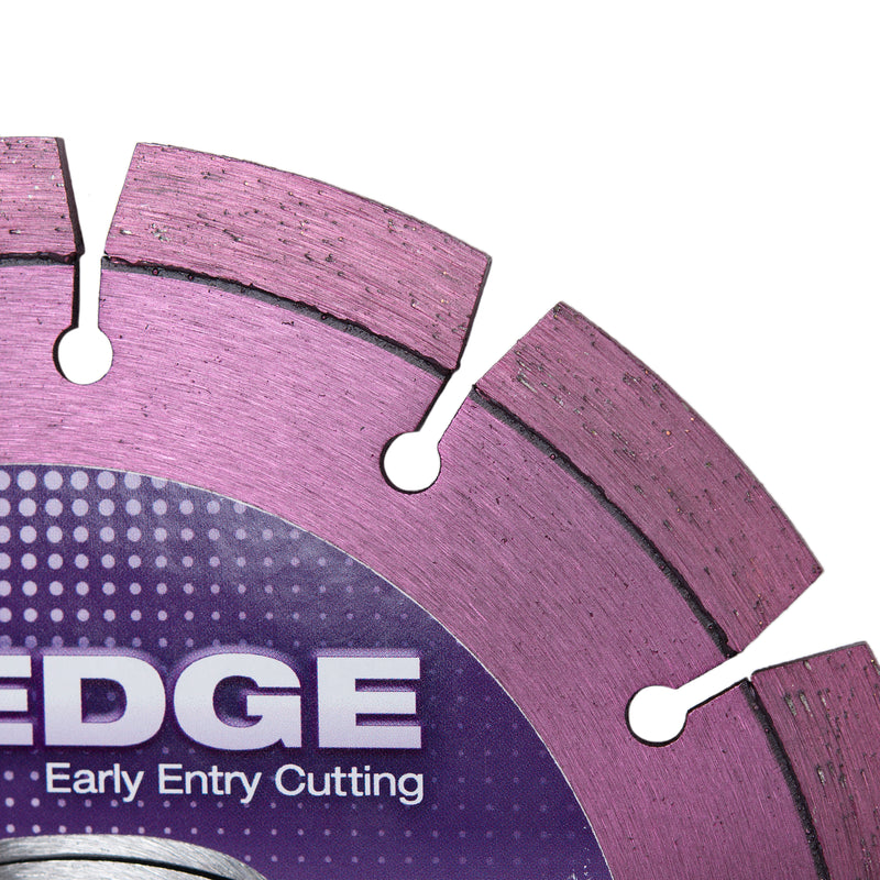 EZ Edge Diamond Blades for Soff-Cut Saws, Soft Bond for Cutting Ultra-Hard Aggregate and Non-Abrasive Sand, Sizes 6-3/8" - 13-1/2"
