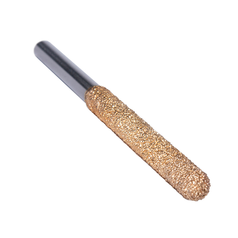 BOSS HOG® Diamond Glitter Bit for Tuckpointing & Mortar Raking, 4-5/8-inch Length X 1/4" Shank