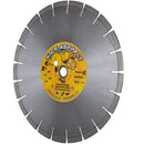 Kick-Asphalt PREMIUM Diamond Saw Blades for High Production Cutting of Asphalt & Green Concrete, use Wet or Dry, Sizes 7" to 24"