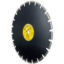 Kick-Asphalt PREMIUM Diamond Saw Blades for High Production Cutting of Asphalt & Green Concrete, use Wet or Dry, Sizes 7" to 24"