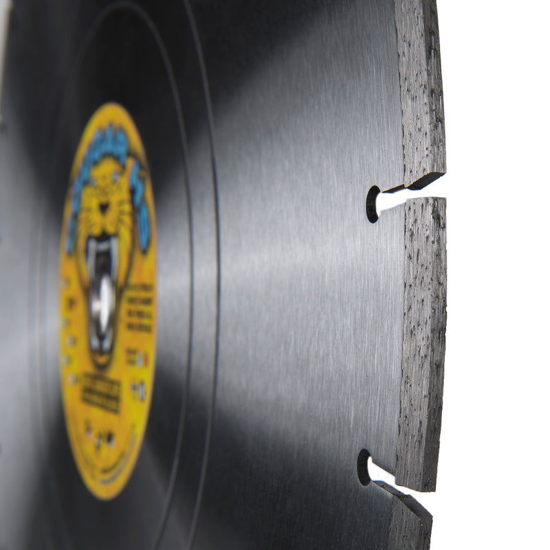 COUGAR® HS - Premium GENERAL PURPOSE Diamond Blades for Cutting Cured Concrete, Masonry, Stone and all Similar Materials. Sizes 12" thru 24"