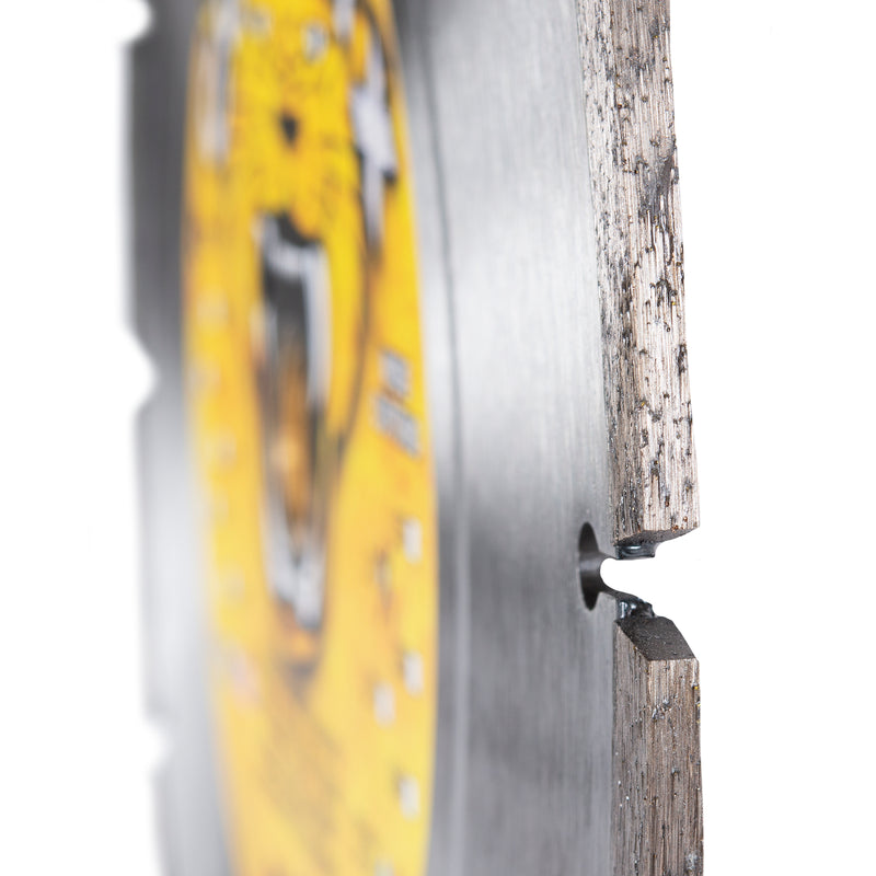 Cougar X Wide Cut Diamond Saw Blades, Premium, for Concrete, Size 7" to 20" Diameter, Thickness From 1/8" to 3/4"