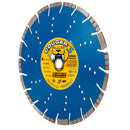 COUGAR® S - Supreme Grade Diamond Blades for FASTER CUTTING of Reinforced Concrete, Concrete Pipe, Masonry and Stone. Sizes 12" thru 24"