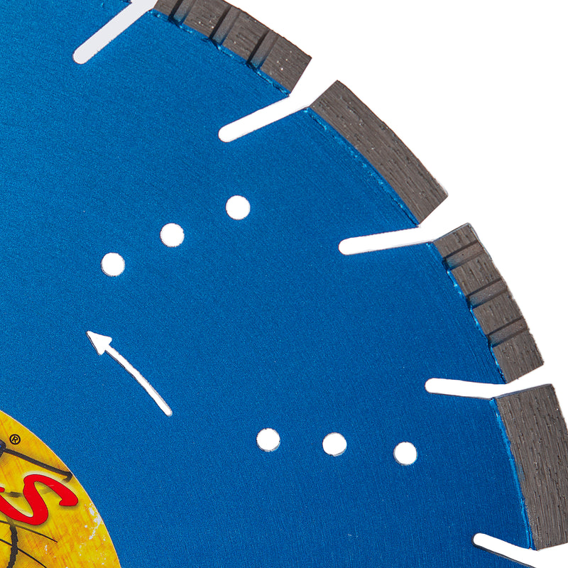 COUGAR® S - Supreme Grade Diamond Blades for FASTER CUTTING of Reinforced Concrete, Concrete Pipe, Masonry and Stone. Sizes 12" thru 24"