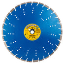 COUGAR® S - Supreme Grade Diamond Blades for FASTER CUTTING of Reinforced Concrete, Concrete Pipe, Masonry and Stone. Sizes 12" thru 24"