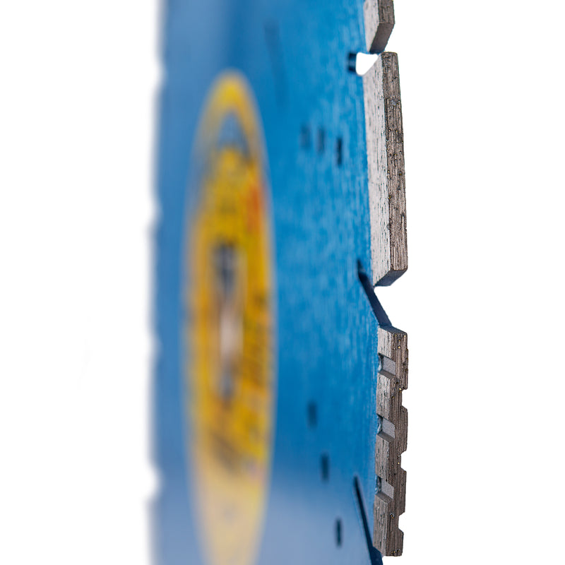 COUGAR® S Premium Diamond Blades for Reinforced Cured Concrete (up to 6,000 psi) Hard Stone and Masonry, Sizes 12" to 20".