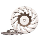 7" X 5/8"-11 Diamond Cup Wheel, Premium Fan Type for Coating Removal and Preparation of Concrete Surfaces