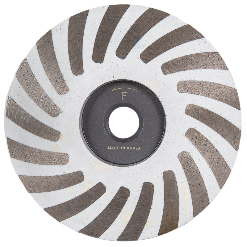 Pro Series 4" Resin Filled Cup Wheels in Coarse, Medium and Fine