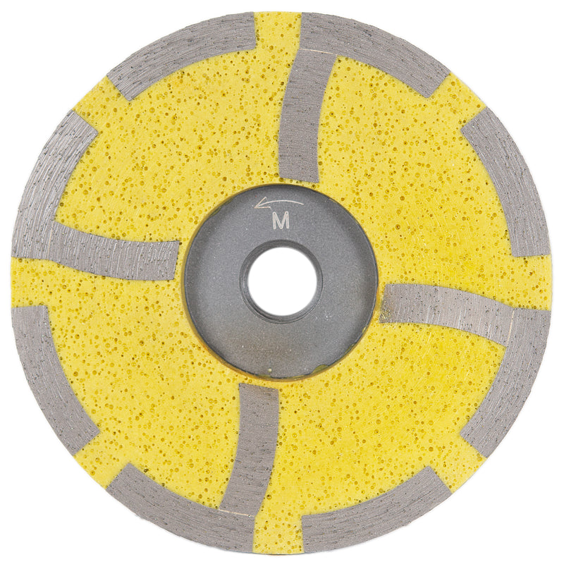 Pro Series 4" Resin Filled Cup Wheels in Coarse, Medium and Fine