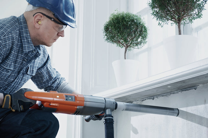 Husqvarna DM 220 Hand Held Core Drill - Holes up to 4" Hand Held