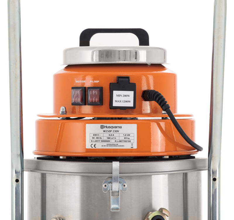 Husqvarna W 250 P Wet/Dry Slurry Vacuum