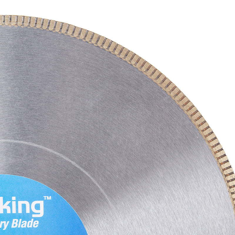 Gemking Lapidary Saw Blades with Ultra-Thin Notched Rim for Wet Cutting of Hard Materials such as Agate, Petrified Wood or Jade