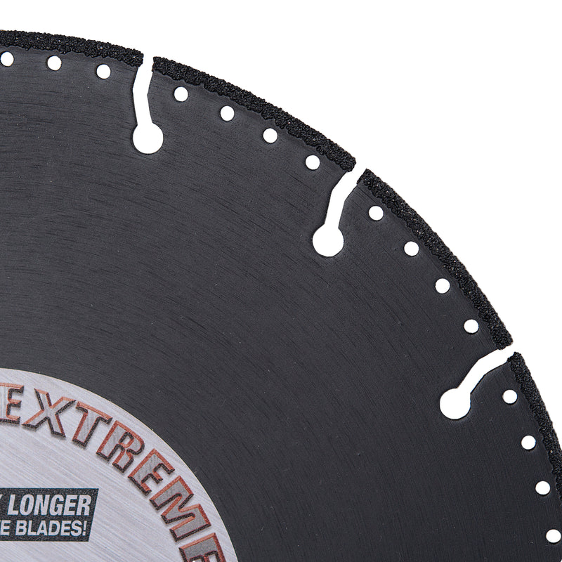 Diamond Extreme Metal Cut-Off Diamond Blade, Heavy-Duty General-Purpose Cutting, Replaces Abrasive Cut-Off Wheels, Size 4-1/2" to 16"