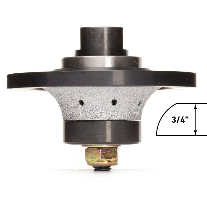 Masonry Routing Bit EZ Edge Dry Diamond Router Bits for Stone, Masonry and Concrete