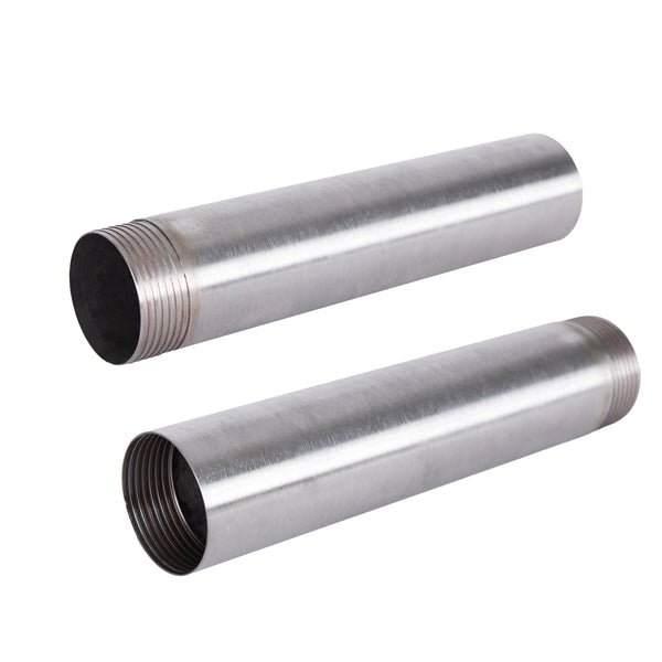 Threaded Core Tubes for use with Cougar SC Premium Wet Concrete Bits, Connect to Make Any Length, Sizes 1" thru 6-1/4", 12" Length