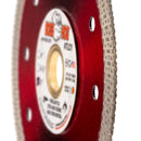 BOSS HOG® Red Mesh Turbo Diamond Blade, Supreme Grade, Use Wet or Dry for Porcelain, Ceramic, Granite, Stone, Sizes 4-1/2" to 10"