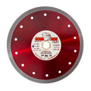 BOSS HOG® Red Mesh Turbo Diamond Blade, Supreme Grade, Use Wet or Dry for Porcelain, Ceramic, Granite, Stone, Sizes 4-1/2" to 10"