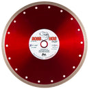 BOSS HOG® Red Mesh Turbo Diamond Blade, Supreme Grade, Use Wet or Dry for Porcelain, Ceramic, Granite, Stone, Sizes 4-1/2" to 10"