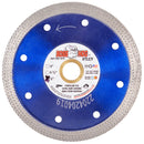 BOSS HOG® Blue Mesh Turbo Diamond Blade, Ultra-Supreme Grade, Use Wet or Dry for Porcelain, Ceramic, Granite, Stone, Sizes 4-1/2" to 10"