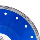 BOSS HOG® Blue Mesh Turbo Diamond Blade, Ultra-Supreme Grade, Use Wet or Dry for Porcelain, Ceramic, Granite, Stone, Sizes 4-1/2" to 10"