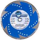 Blue Tomato Diamond Blades for Wet/Dry Cutting of Hard Stone, Concrete and Similar Materials. Sizes 7" thru 14"