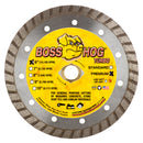 Boss Hog Premium Turbo Diamond Saw Blades, Wet/Dry Cutting for Concrete, Masonry, Stone and More (Sizes 4" to 14")