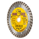 Boss Hog Premium Turbo Diamond Saw Blades, Wet/Dry Cutting for Concrete, Masonry, Stone and More (Sizes 4" to 14")