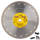 Boss Hog Premium Turbo Diamond Saw Blades, Wet/Dry Cutting for Concrete, Masonry, Stone and More (Sizes 4" to 14")