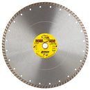 Boss Hog Premium Turbo Diamond Saw Blades, Wet/Dry Cutting for Concrete, Masonry, Stone and More (Sizes 4" to 14")