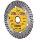 Boss Hog Premium Turbo Diamond Saw Blades, Wet/Dry Cutting for Concrete, Masonry, Stone and More (Sizes 4" to 14")