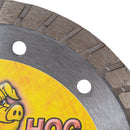 Boss Hog Premium Turbo Diamond Saw Blades, Wet/Dry Cutting for Concrete, Masonry, Stone and More (Sizes 4" to 14")