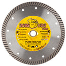 Boss Hog® Standard Turbo Diamond Saw Blades, Wet/Dry Cutting for Concrete, Masonry, Stone and Similar Materials, Sizes 4" thru 14"