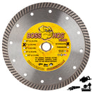 Boss Hog® Standard Turbo Diamond Saw Blades, Wet/Dry Cutting for Concrete, Masonry, Stone and Similar Materials, Sizes 4" thru 14"