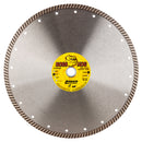 Boss Hog® Standard Turbo Diamond Saw Blades, Wet/Dry Cutting for Concrete, Masonry, Stone and Similar Materials, Sizes 4" thru 14"