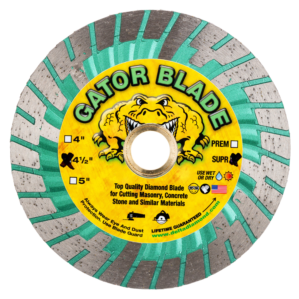 Gator Plus Supreme Turbo Concrete/Masonry Diamond Blade