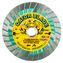 Gator Plus Turbo Blade with Side Diamonds for Cutting Concrete, Masonry, Stone and Similar Materials, Size 4-1/2" & 7"