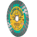 Gator Plus Turbo Blade with Side Diamonds for Cutting Concrete, Masonry, Stone and Similar Materials, Size 4-1/2" & 7"