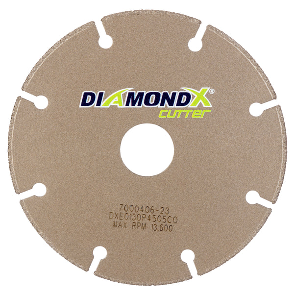 DiamondX Slim-Cut Metal Cutting Diamond Blades (Sizes 4-1/2" to 9")