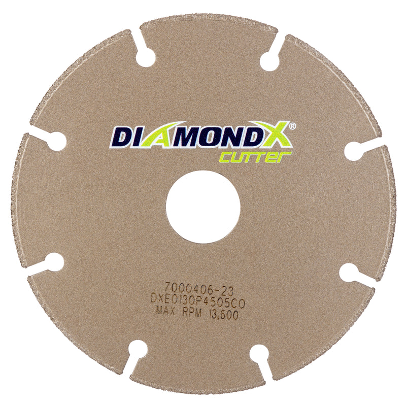 DiamondX Slim-Cut Metal Cutting Diamond Blades (Sizes 4-1/2" to 9")
