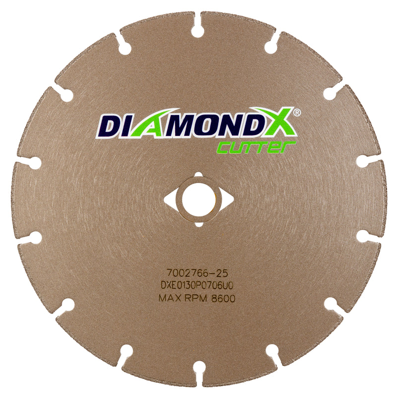 DiamondX Slim-Cut Metal Cutting Diamond Blades (Sizes 4-1/2" to 9")