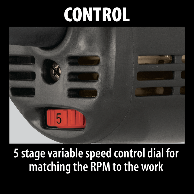 Makita 4‑1/2" SJS™ Variable Speed, High‑Power Angle Grinder