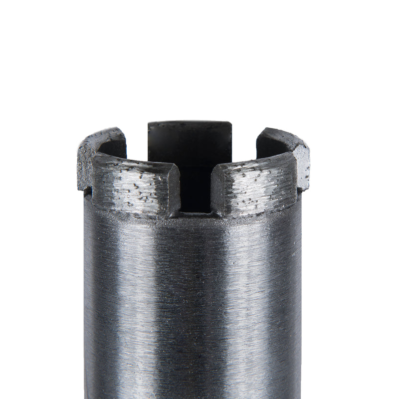 COUGAR® HS Wet Concrete Bits with Removable Cap - Connect to Threaded Core Tubes for Unlimited Drilling Depth - Sizes 1" thru 6-1/4" Diameter