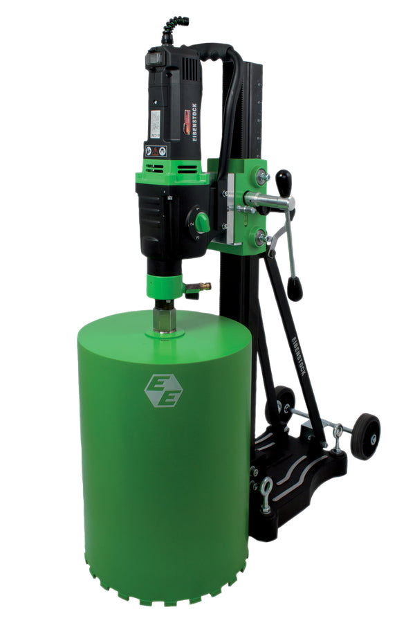 Eibenstock EBM 352/3 PSV 3-Speed Wet Combo Drill includes Drill Stand, Vacuum Pump and Related Accessories (Holes up to 14")