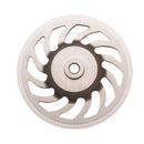 7" X 5/8"-11 Diamond Cup Wheel, Premium Fan Type for Coating Removal and Preparation of Concrete Surfaces