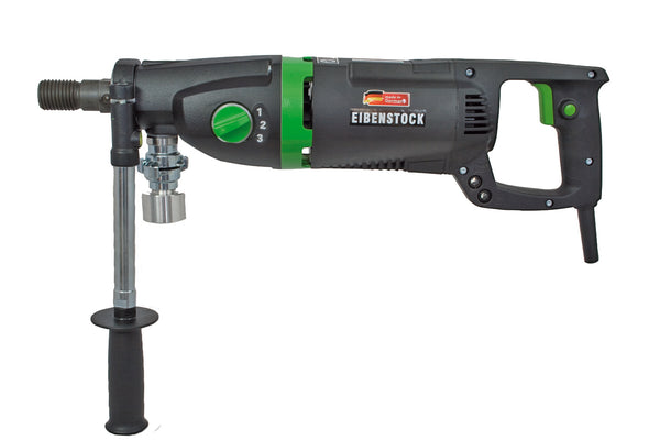 Eibenstock ETN 162/3 P, 3-Speed Wet/Dry Diamond Core Drill with Built-In Dust Extraction Port - Holes up to 8"